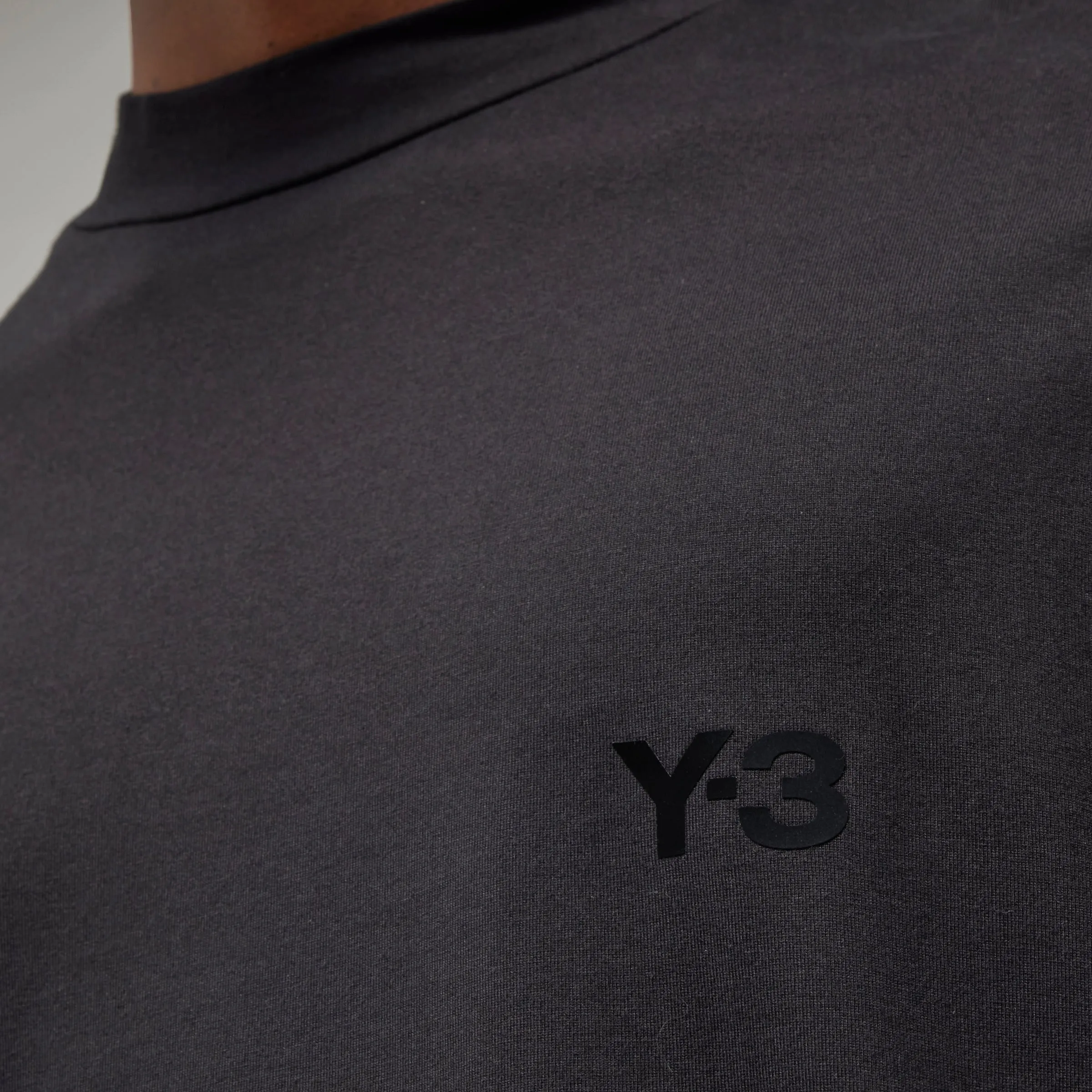 ADIDAS Y-3 Mock Neck Tee Black