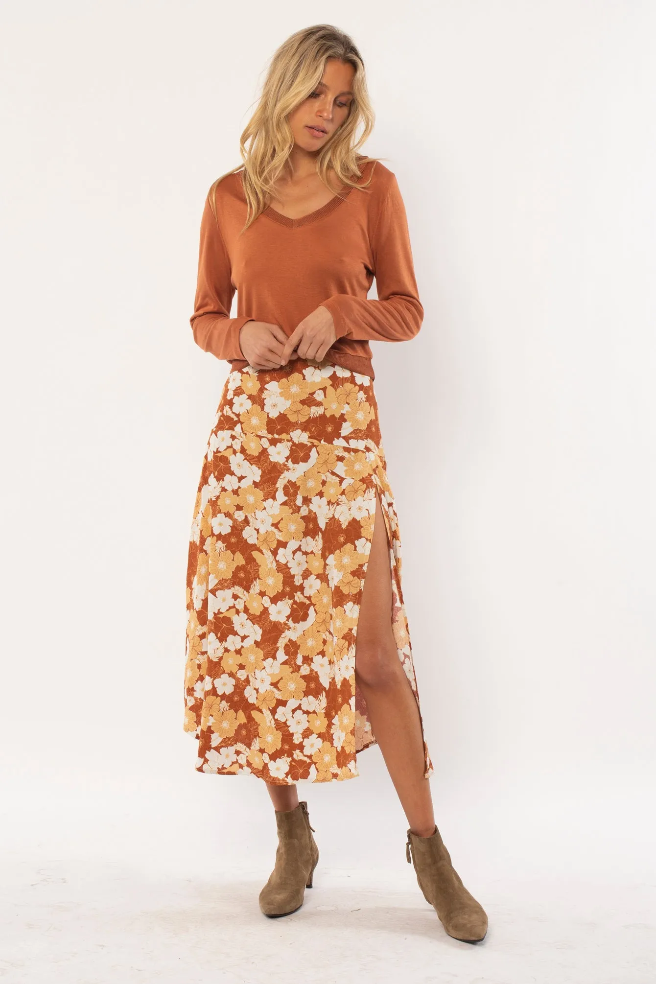 Amuse Alexander Woven Maxi Skirt