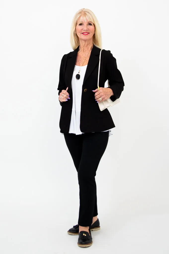 Anders Modal Blazer in Black