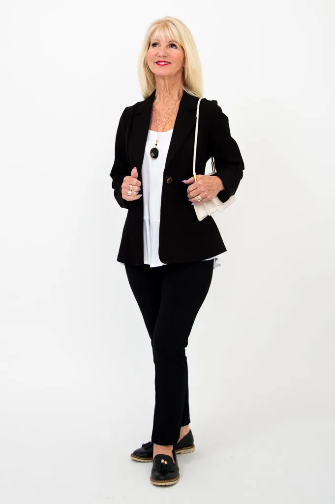 Anders Modal Blazer in Black