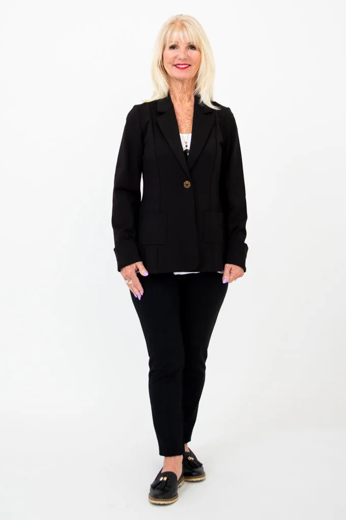 Anders Modal Blazer in Black