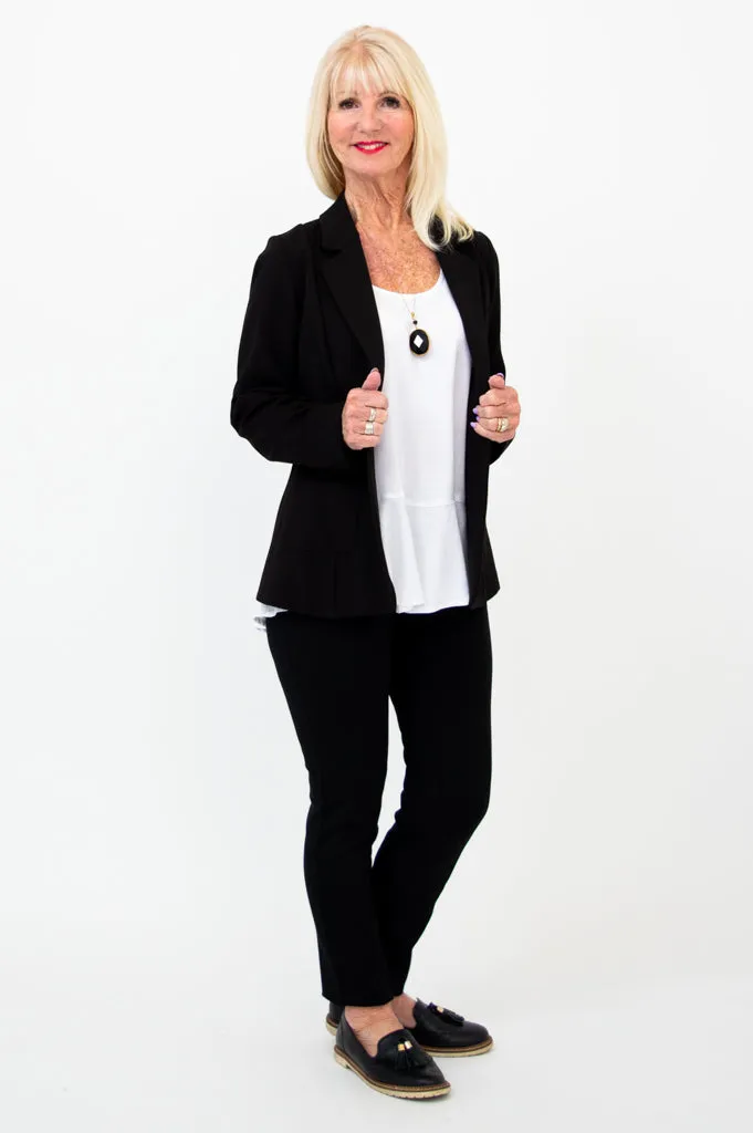 Anders Modal Blazer in Black