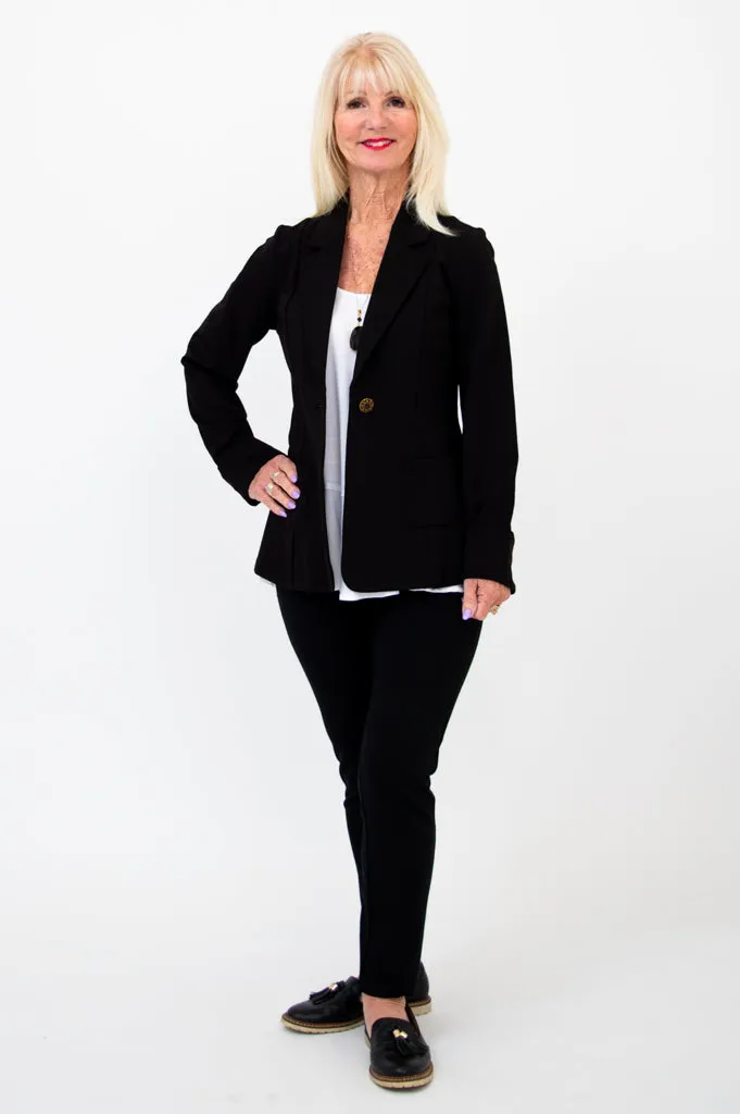 Anders Modal Blazer in Black