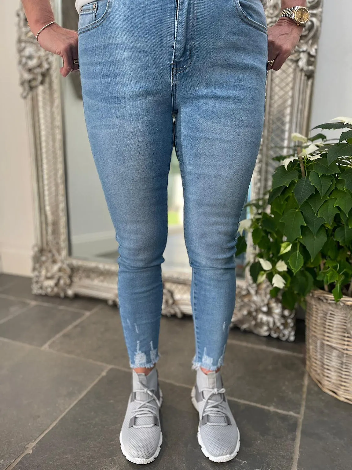 Ankle Grazer Denim Jeans