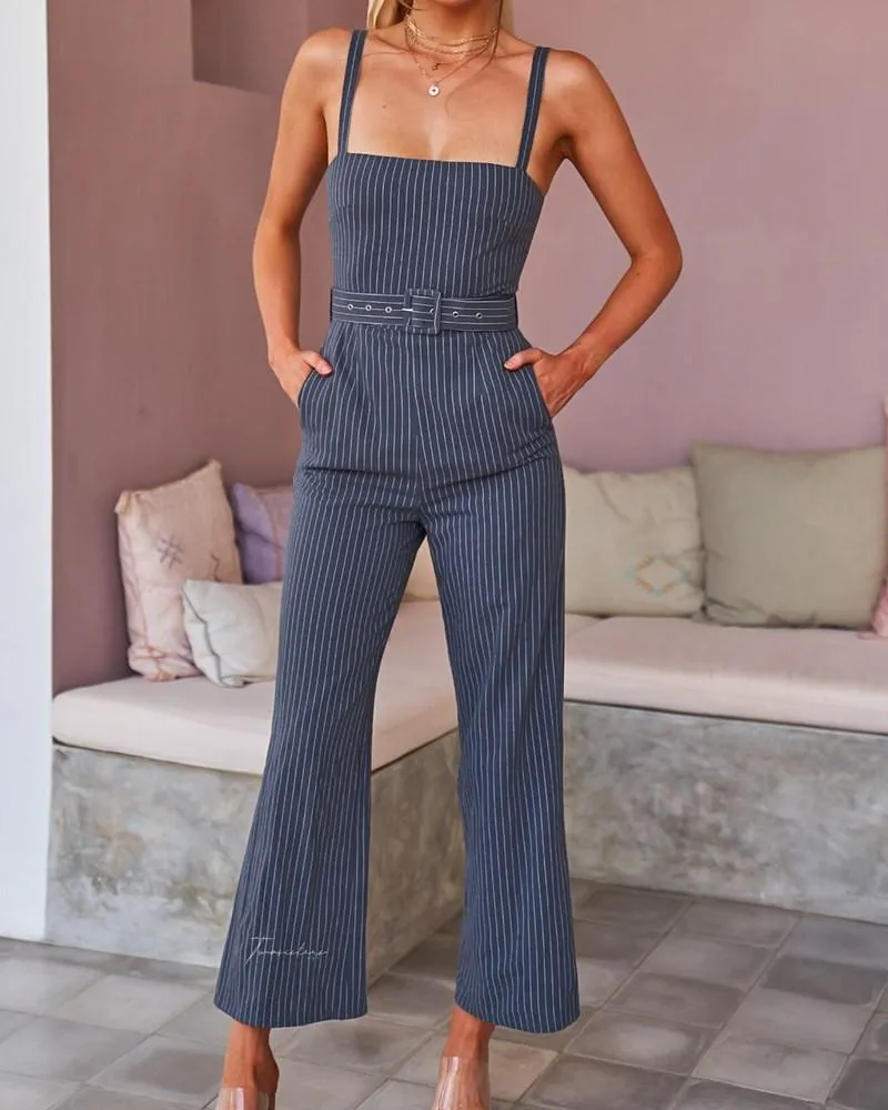 Ariella Jumpsuit - Stripe