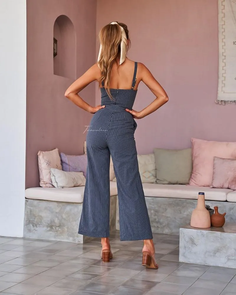 Ariella Jumpsuit - Stripe