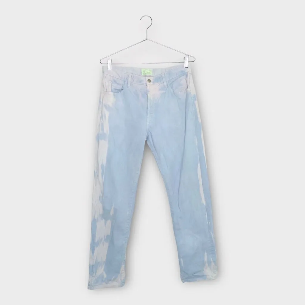 Aries Blue & Pink Dyed Jeans