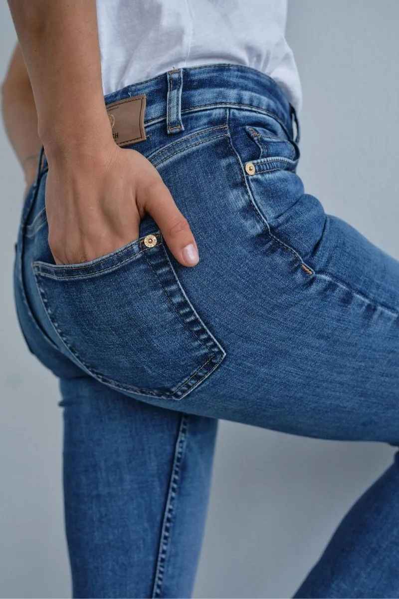 Ashley Imera Jeans | Blue | Jeans fra Mos Mosh