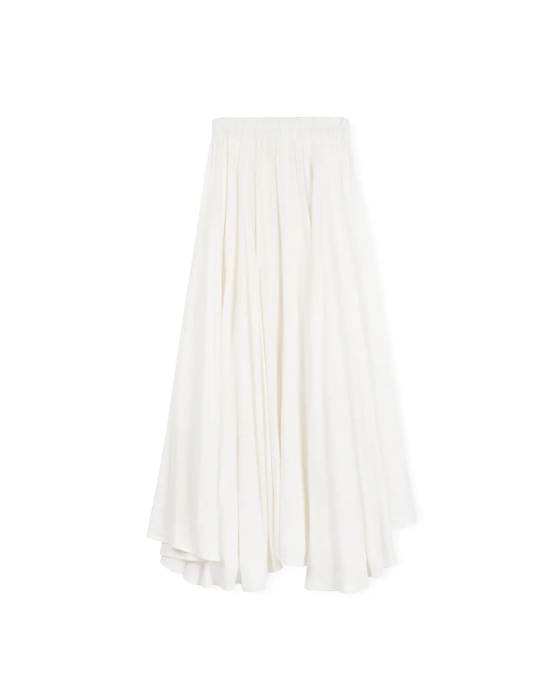 Asymmetrical Maxi Linen Skirt