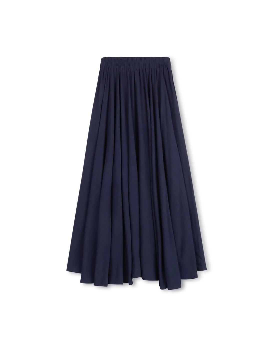 Asymmetrical Maxi Linen Skirt