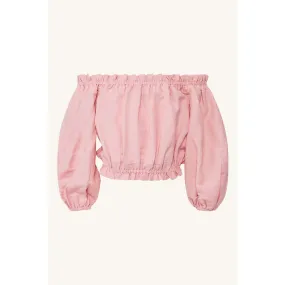 Bardot Junior - Frankie Off Shoulder Top - Blush Pink