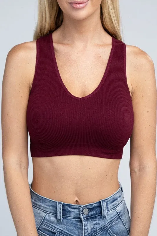 Best Bralette Ribbed Tank Top