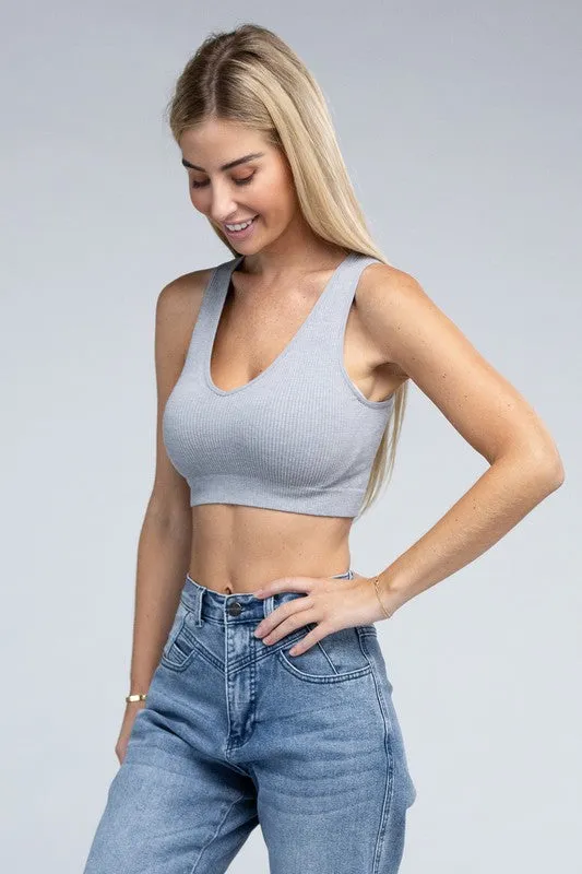 Best Bralette Ribbed Tank Top