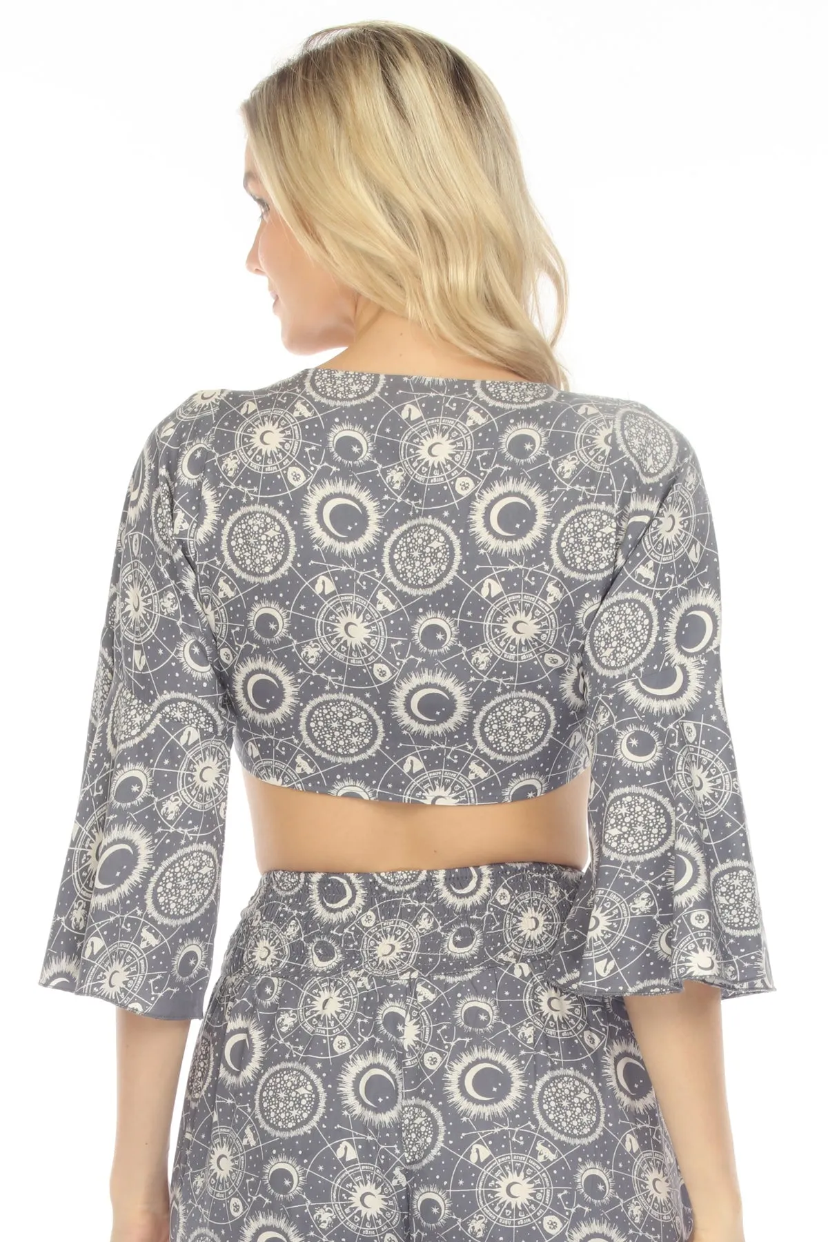 Celestial Tie Crop Top