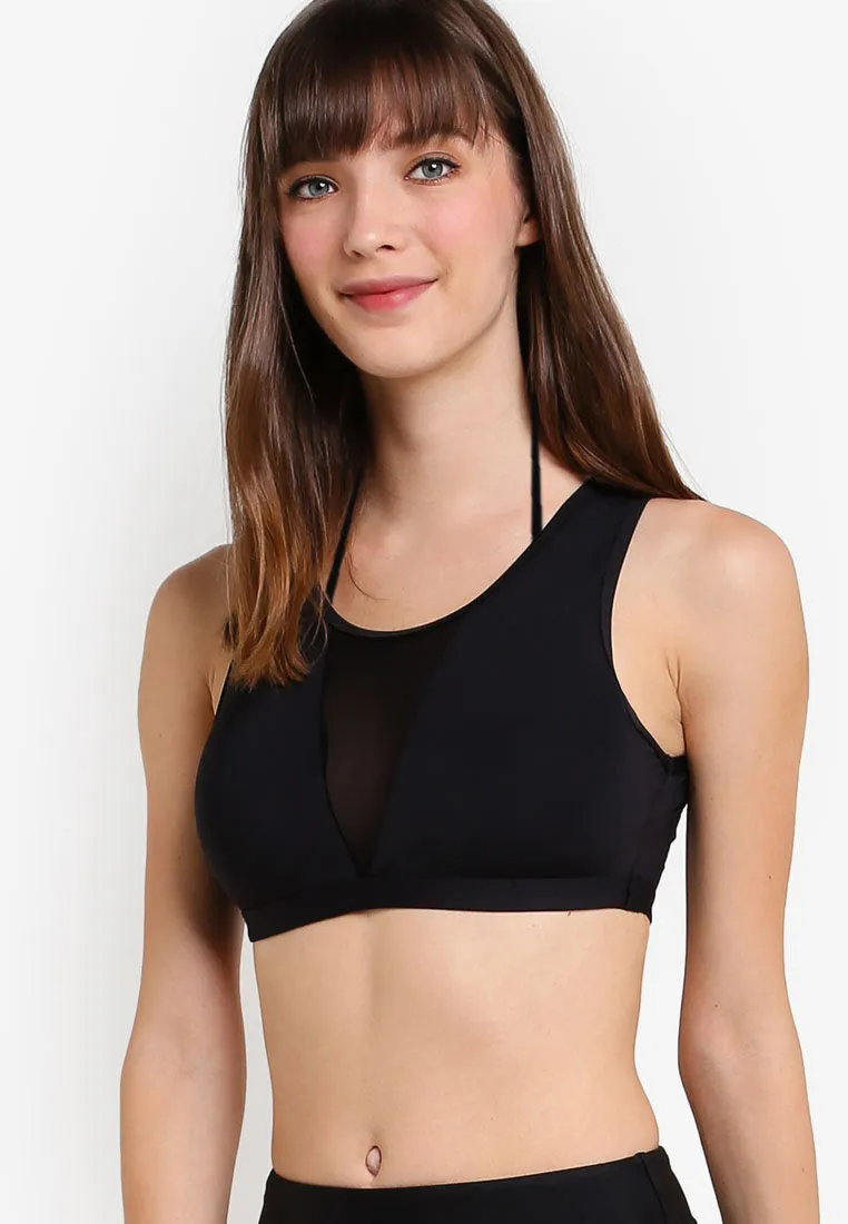 Crossback Mesh Crop Top (3 Colours)