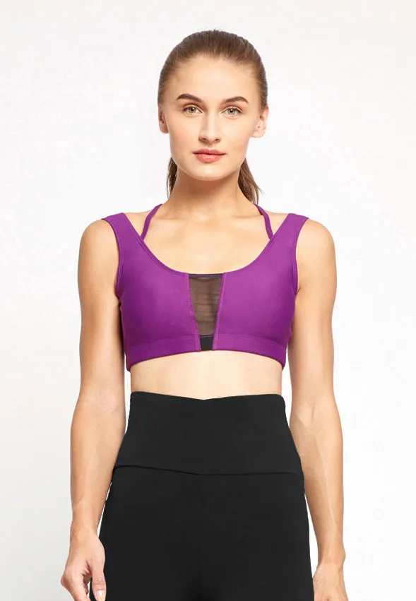 Crossback Mesh Crop Top (3 Colours)