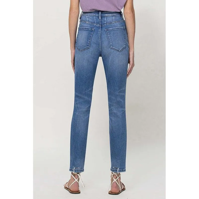 Distressed Mom Jeans