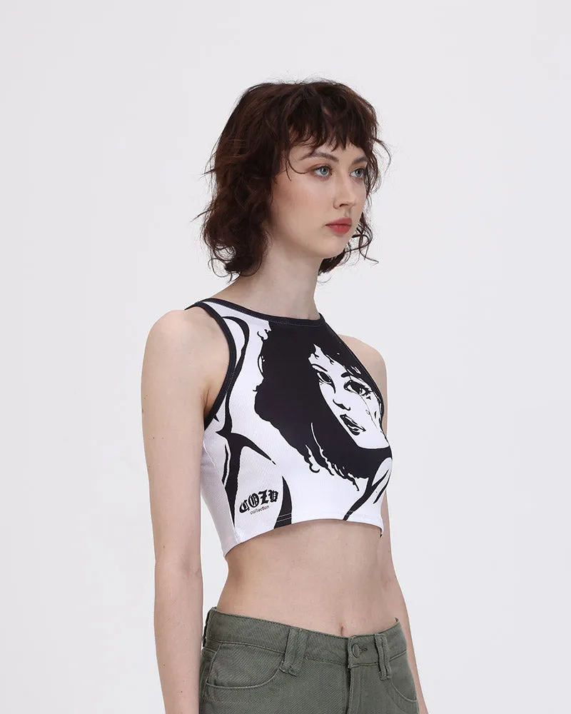 Doll Face Cropped Tank Top