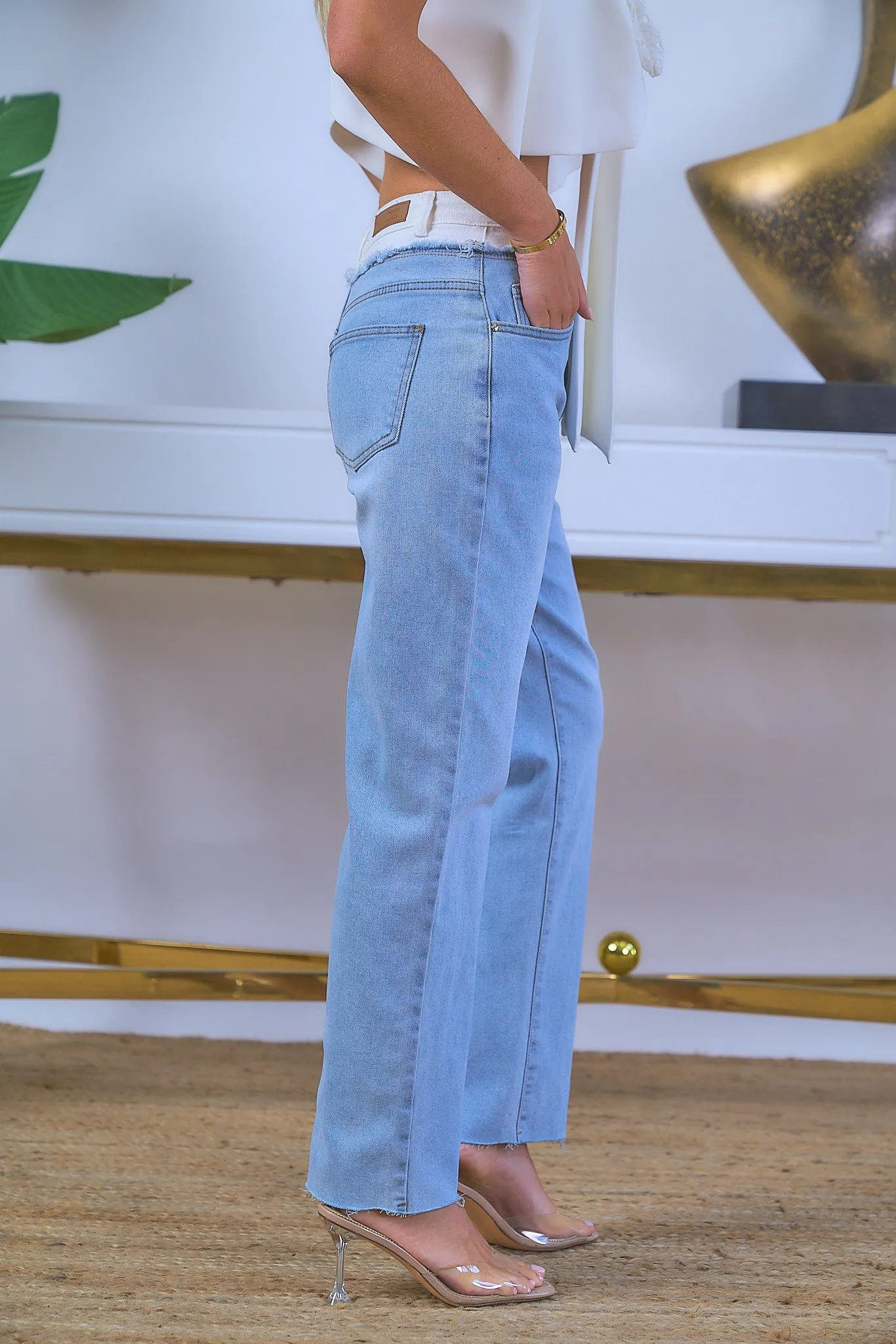 Double Waisted Mom Jeans