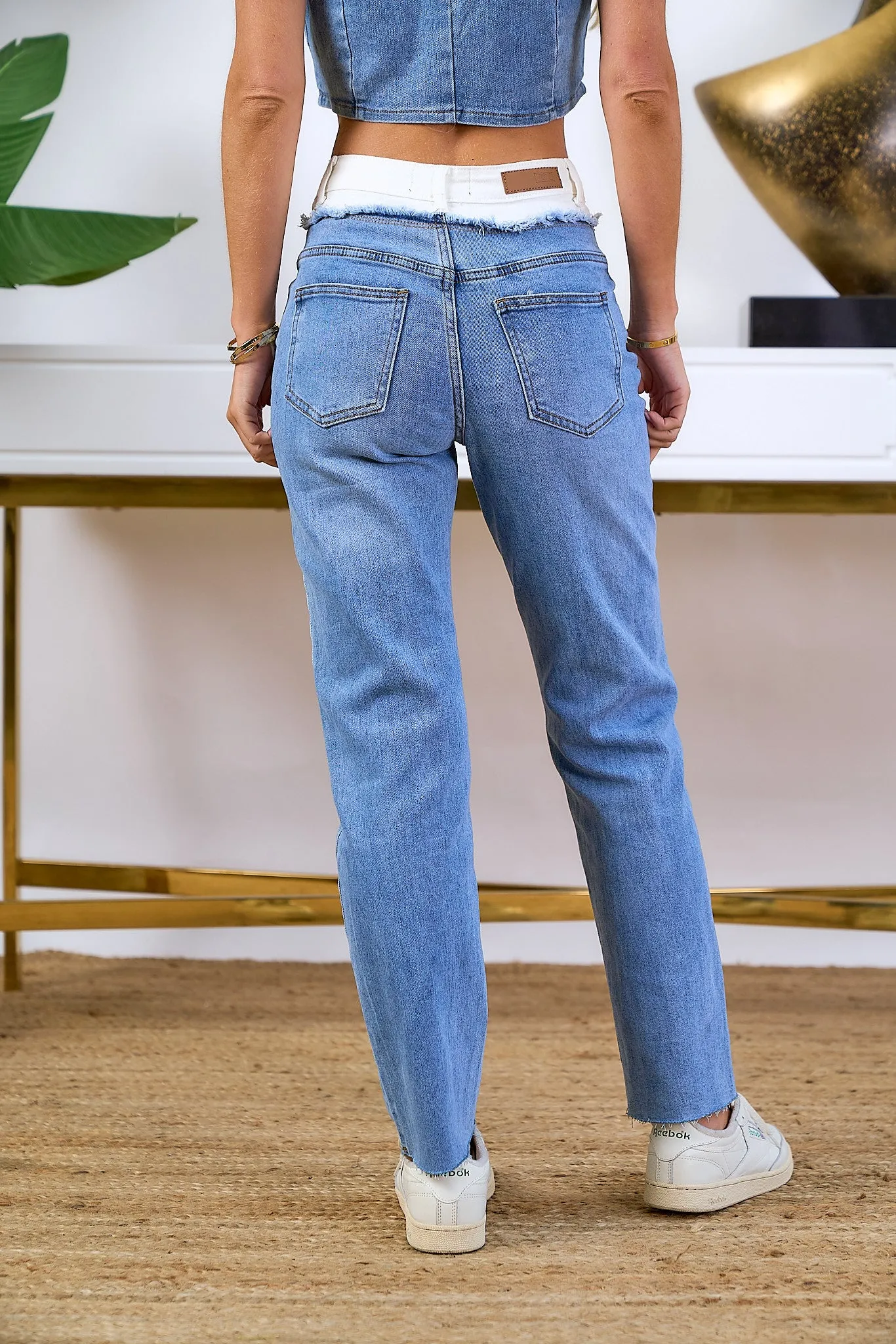 Double Waisted Mom Jeans