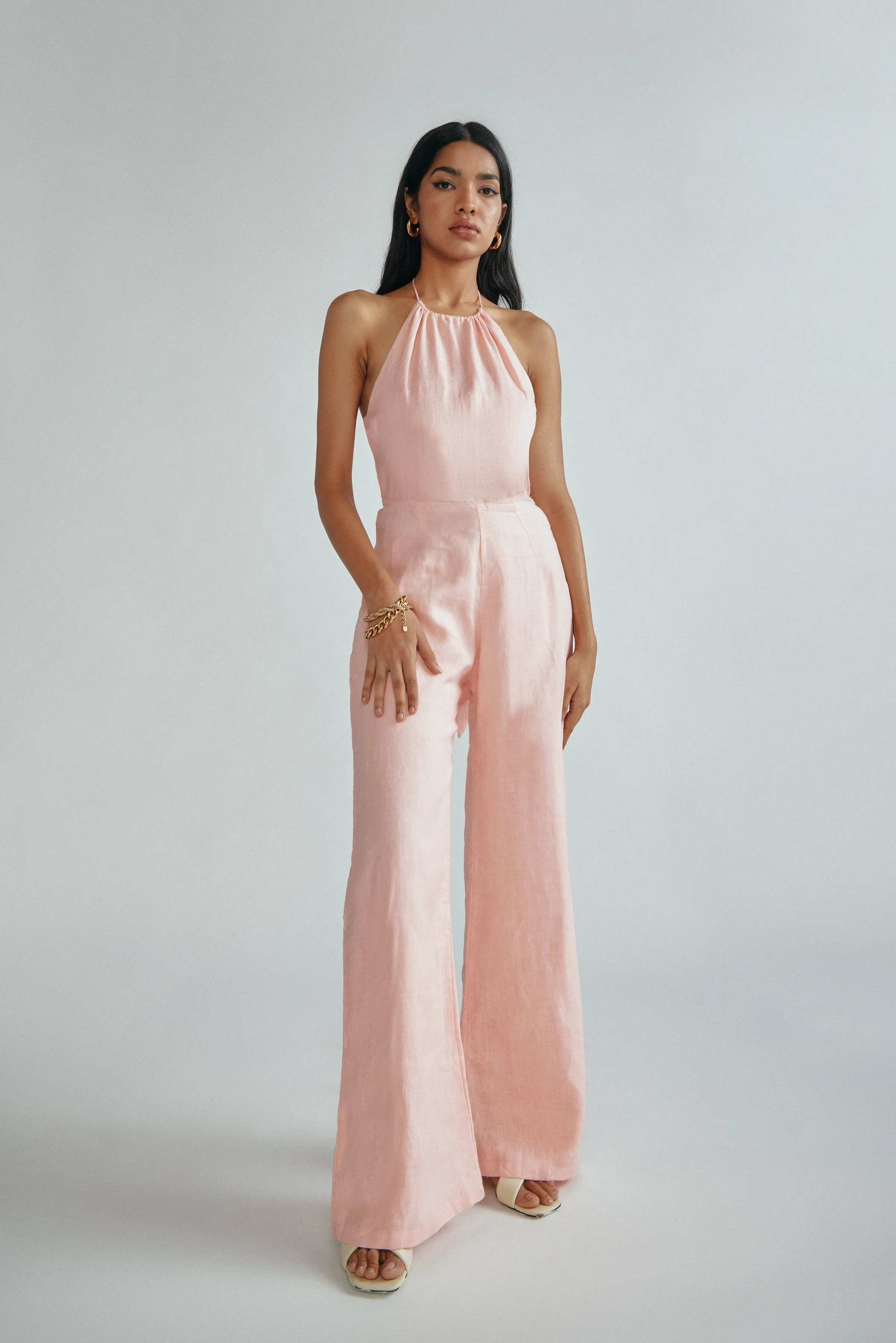 Emma Jumpsuit - Peach | Relove