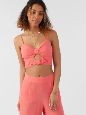 Farrah Solid Crop Top