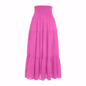 Felicite Smock Maxi Skirt - Cotton Candy