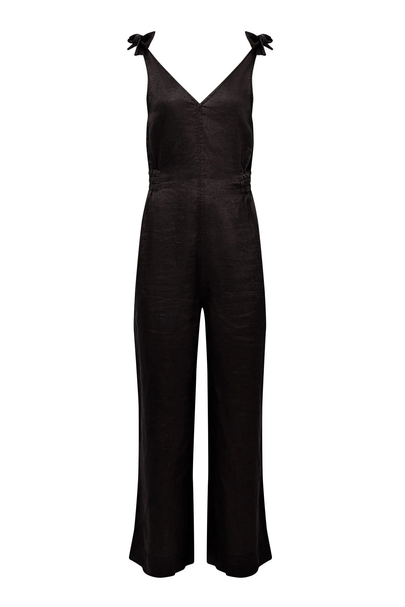 FLOSS - Linen Jumpsuit Black