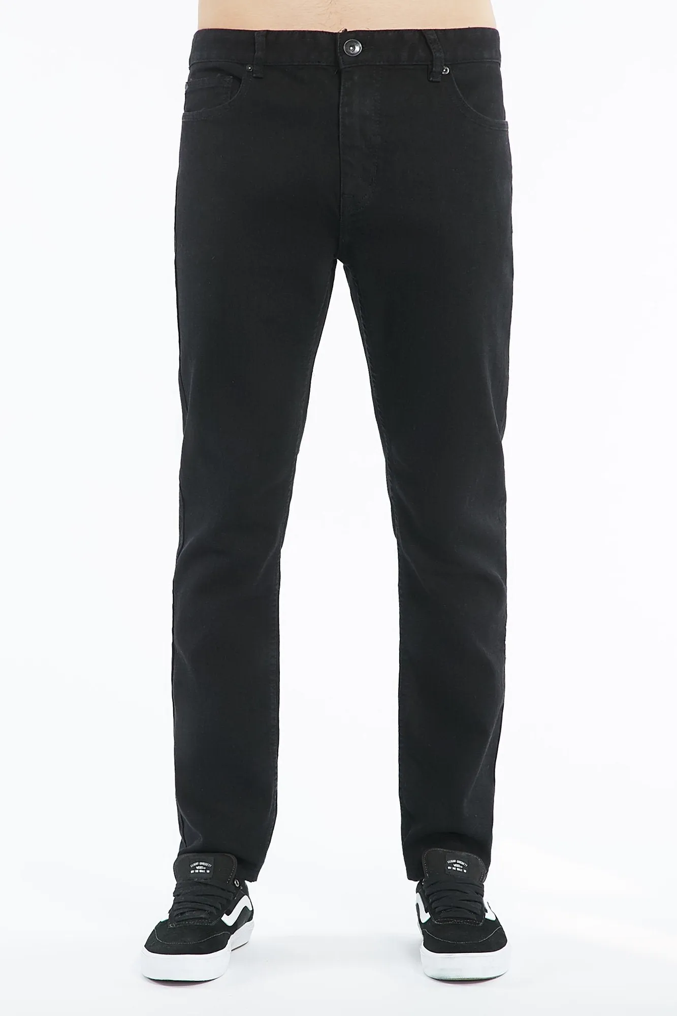 Guys Black Slim Jeans