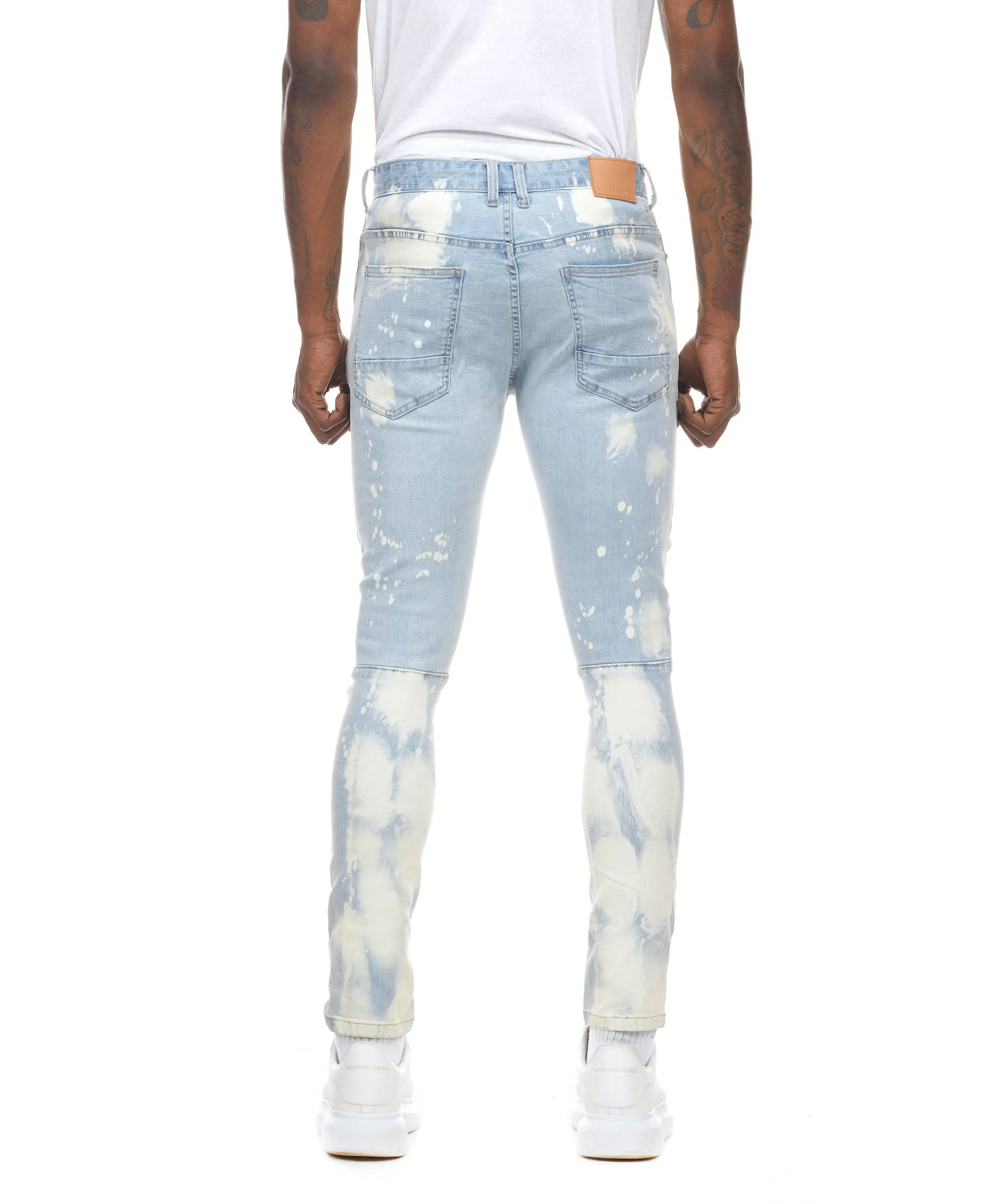 Heavy Fray Jeans - Mercer Blue