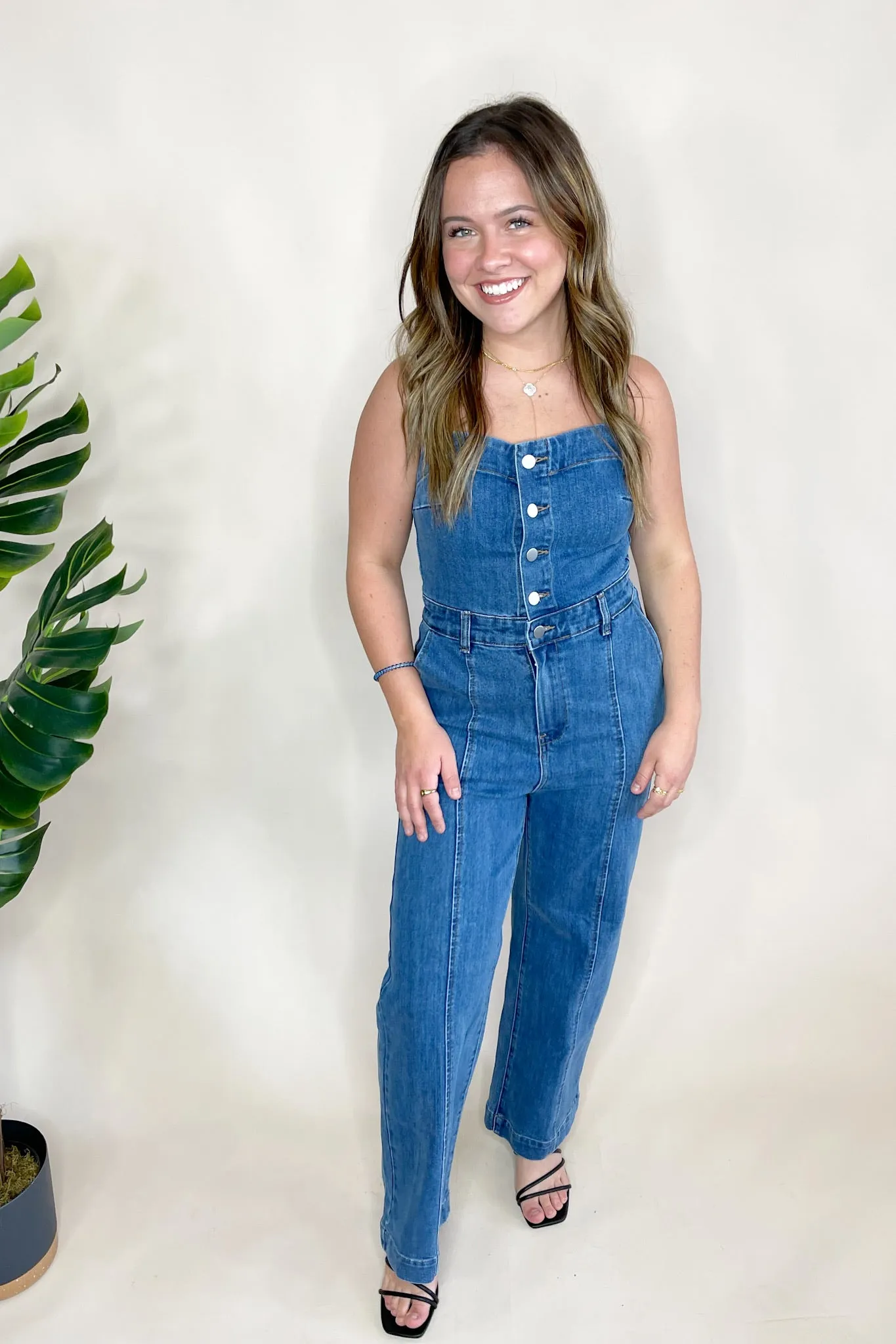 Jamie Denim Jumpsuit