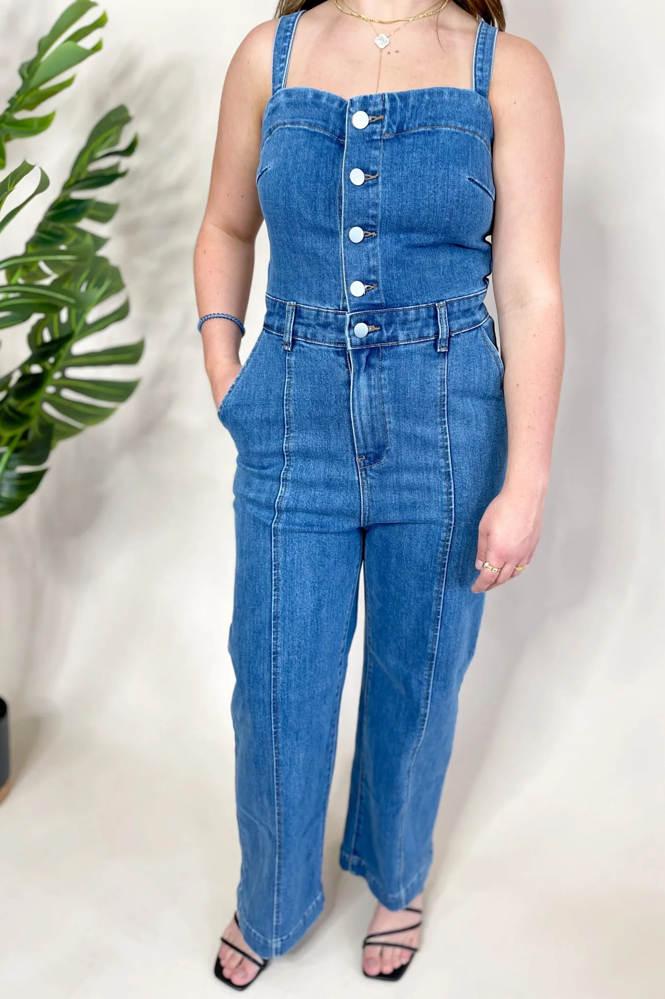 Jamie Denim Jumpsuit