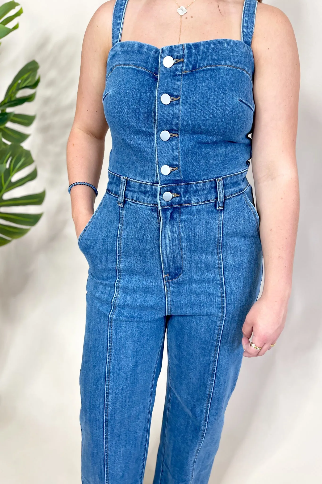 Jamie Denim Jumpsuit