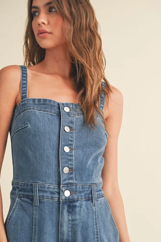 Jamie Denim Jumpsuit