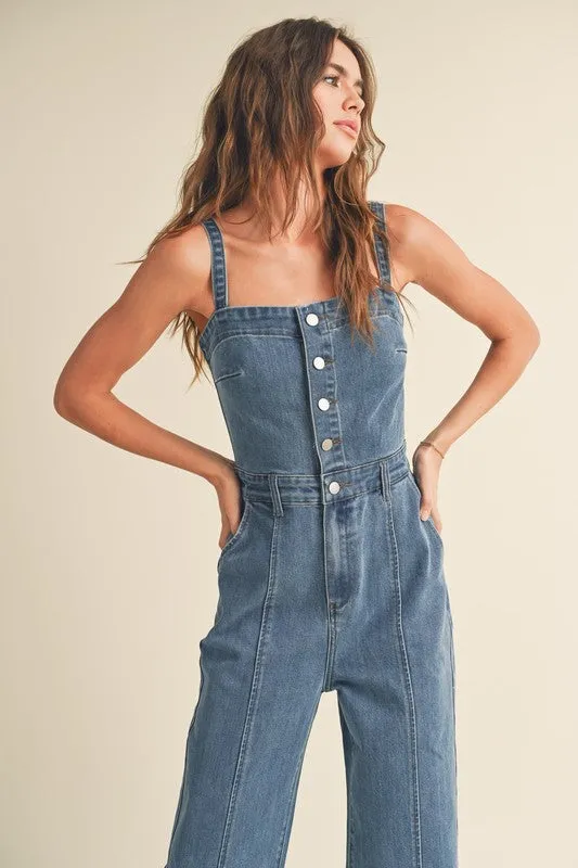 Jamie Denim Jumpsuit