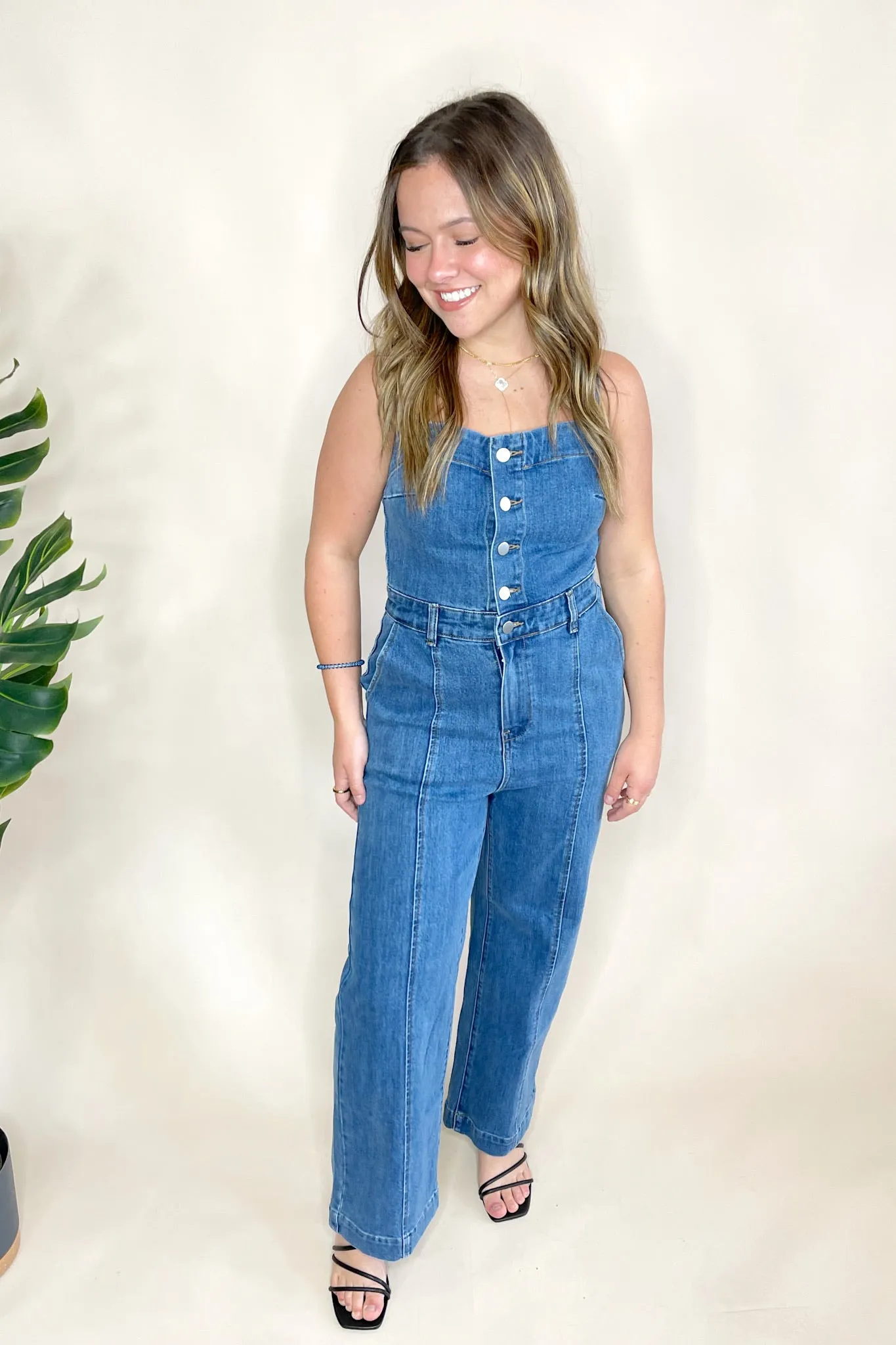 Jamie Denim Jumpsuit