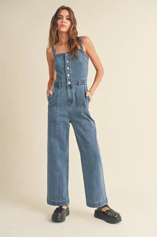 Jamie Denim Jumpsuit