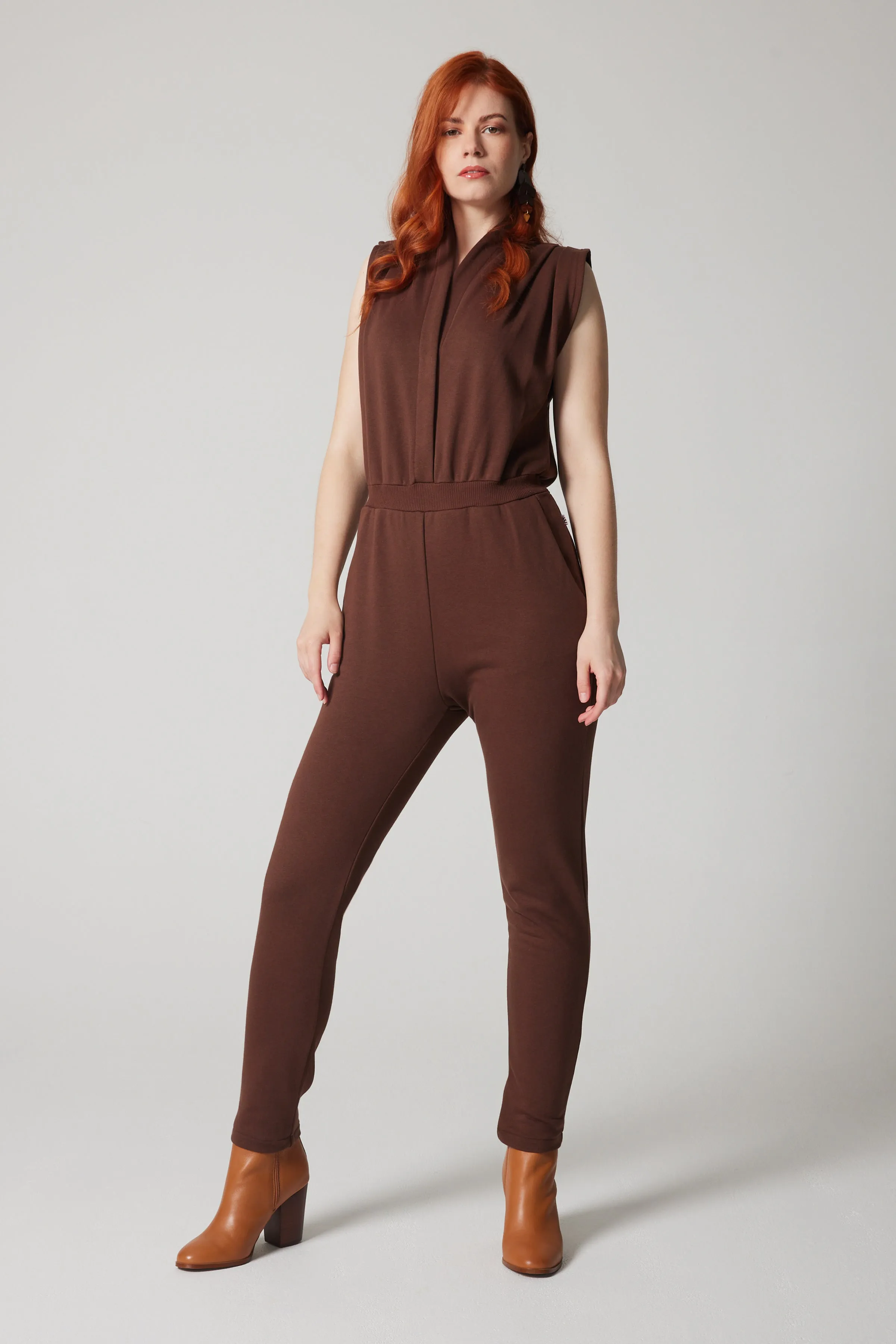 Jumpsuit - Brown