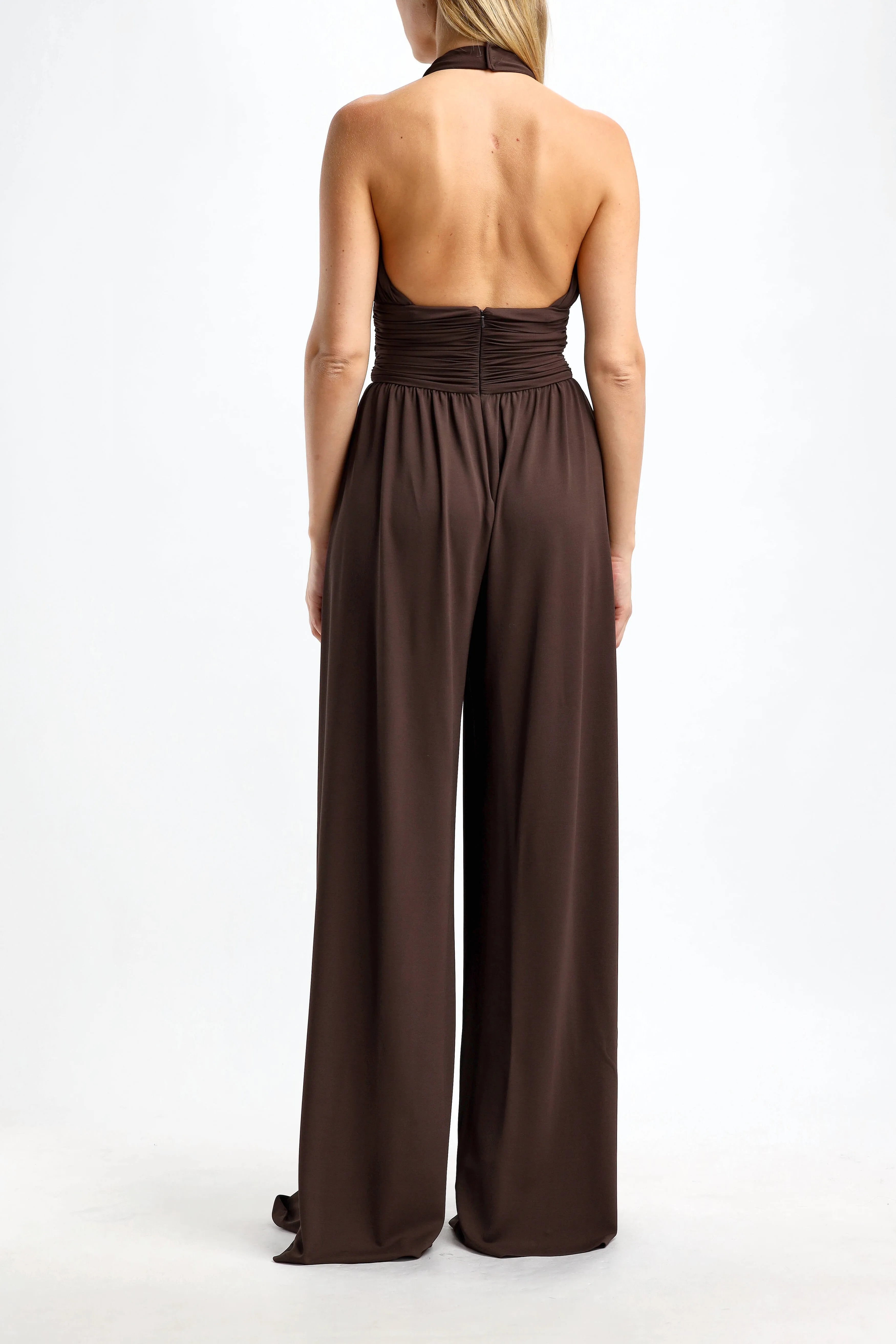 Jumpsuit in Chocolate