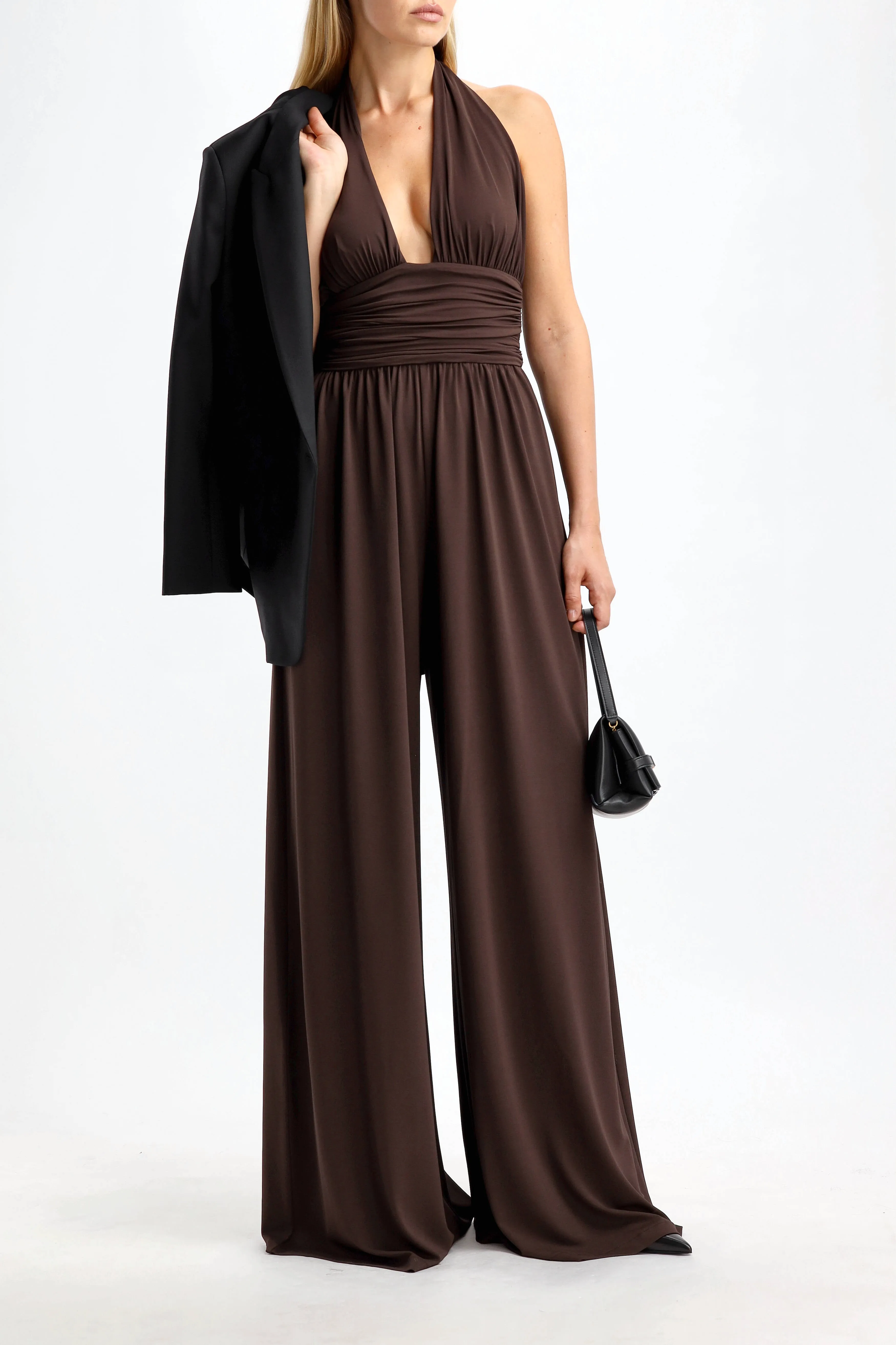 Jumpsuit in Chocolate