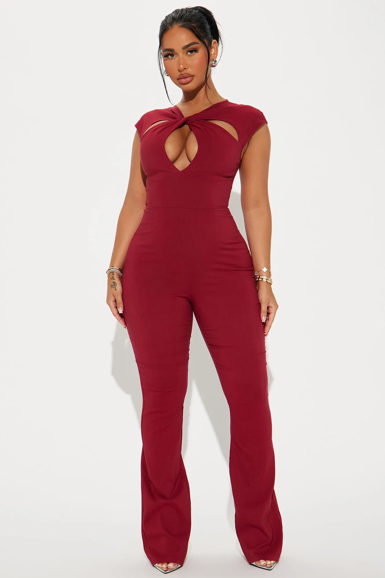 Kalany Jumpsuit - Burgundy