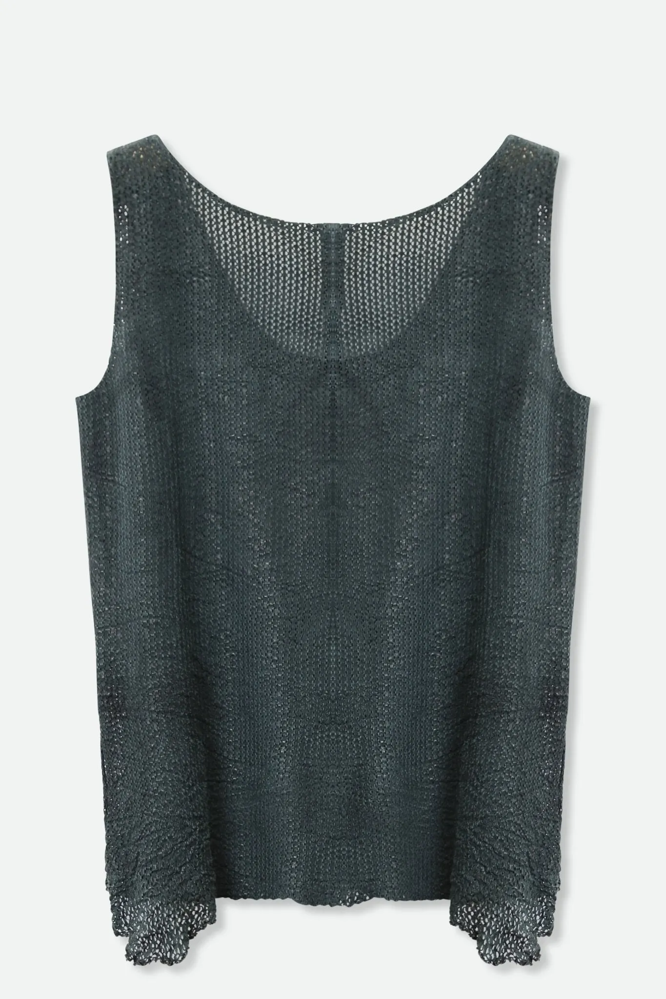 KYA PERFORATED LEATHER TANK TOP