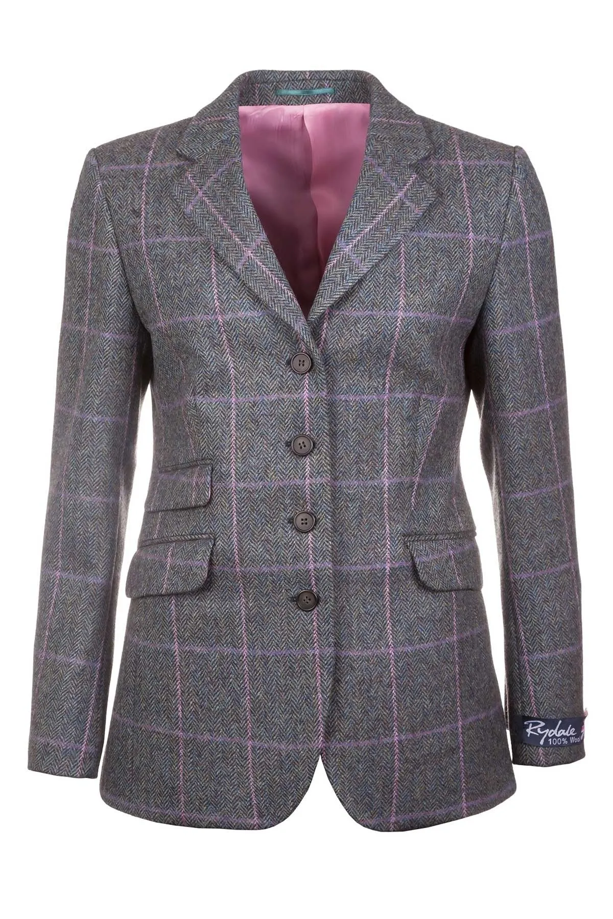 Ladies Long Tweed Blazer - Lucy