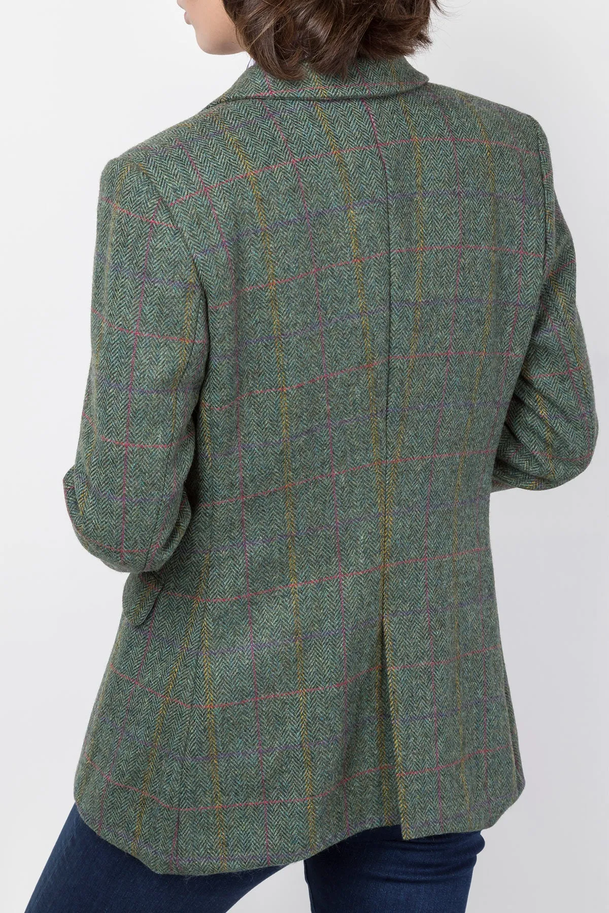 Stylish Long Womens Tweed Blazer