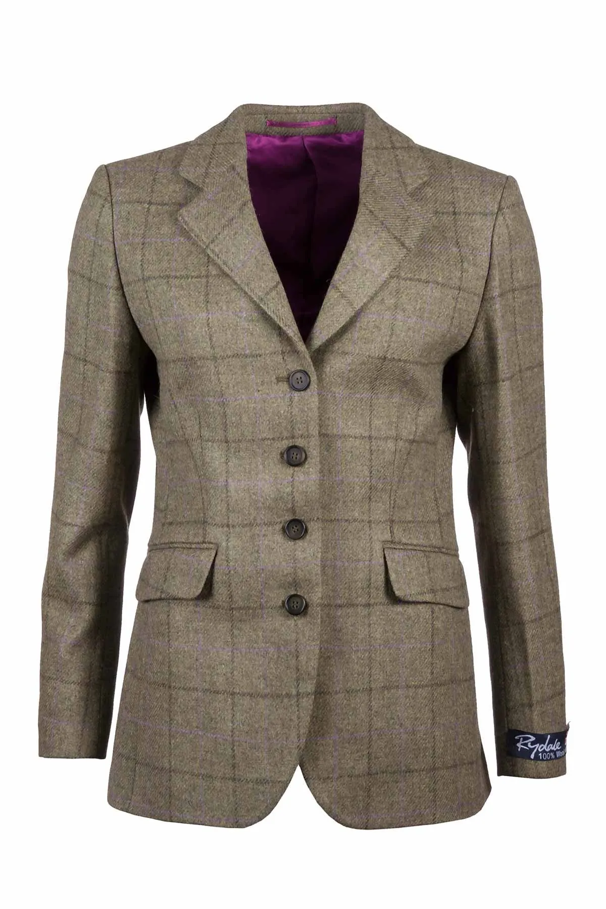 Stylish Long Womens Tweed Blazer