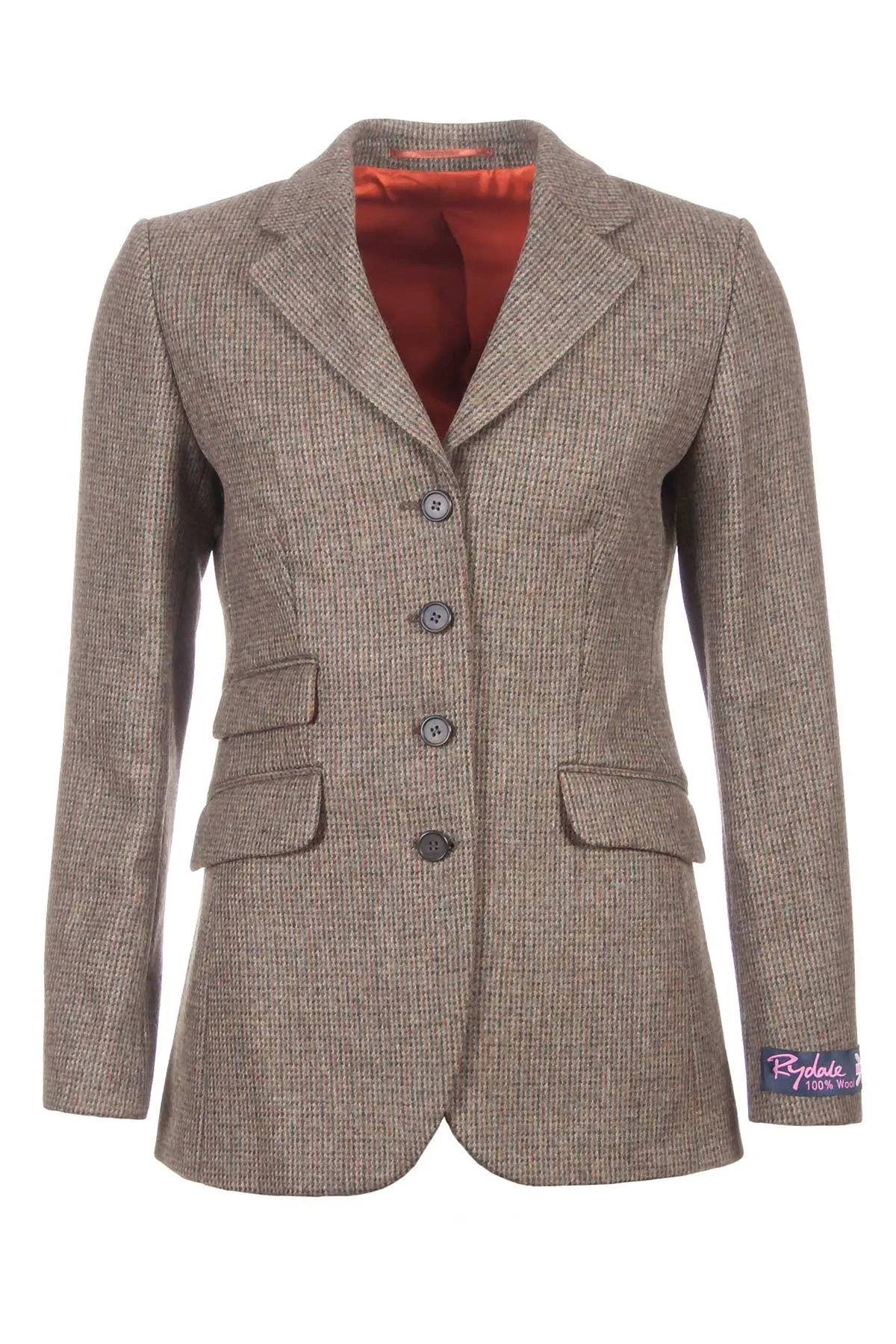 Stylish Long Womens Tweed Blazer