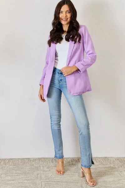 Lavender Long Sleeve Blazer