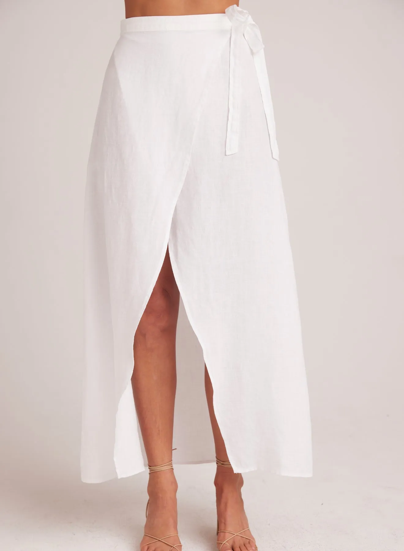 Maxi Wrap Skirt - White