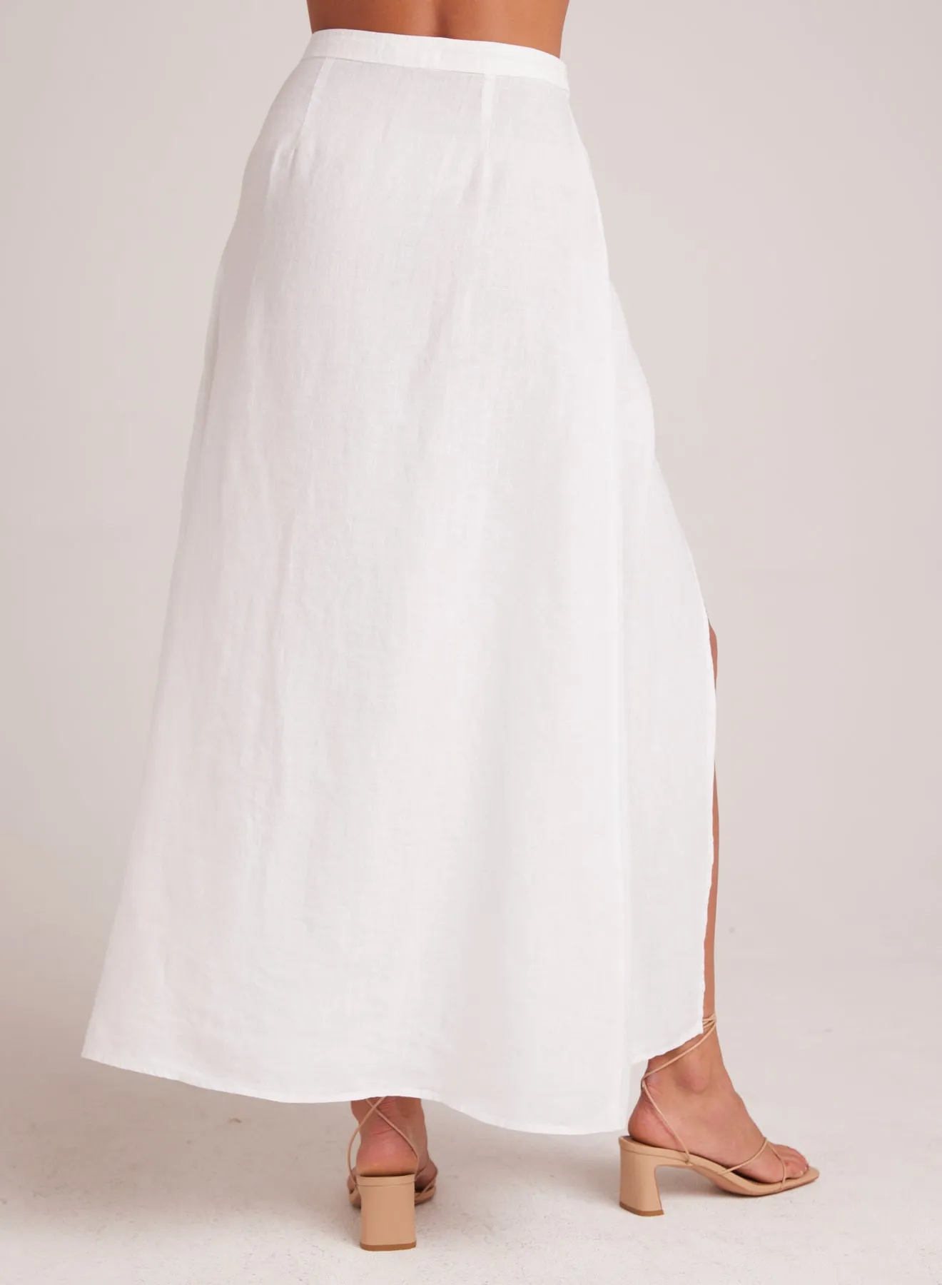 Maxi Wrap Skirt - White