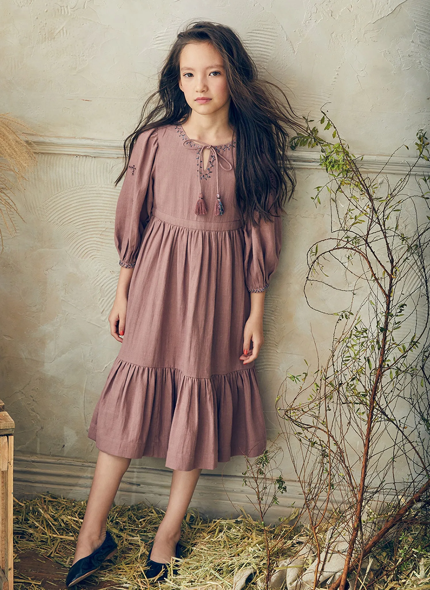 Nellystella Elea Dress in Espresso